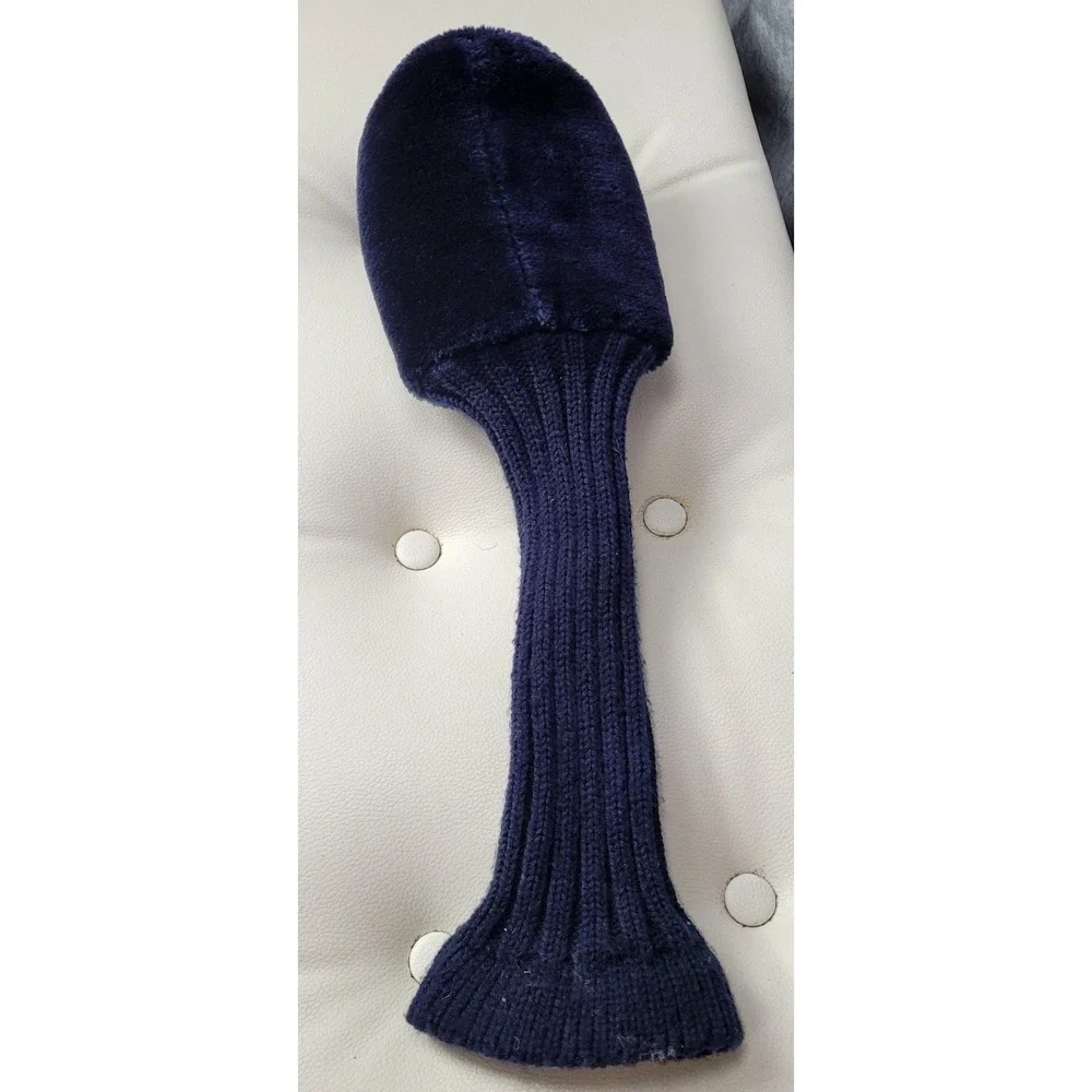 Vintage Golf Driver Cover 3 Wood Diamondhead Club Headcover Navy Blue Plush